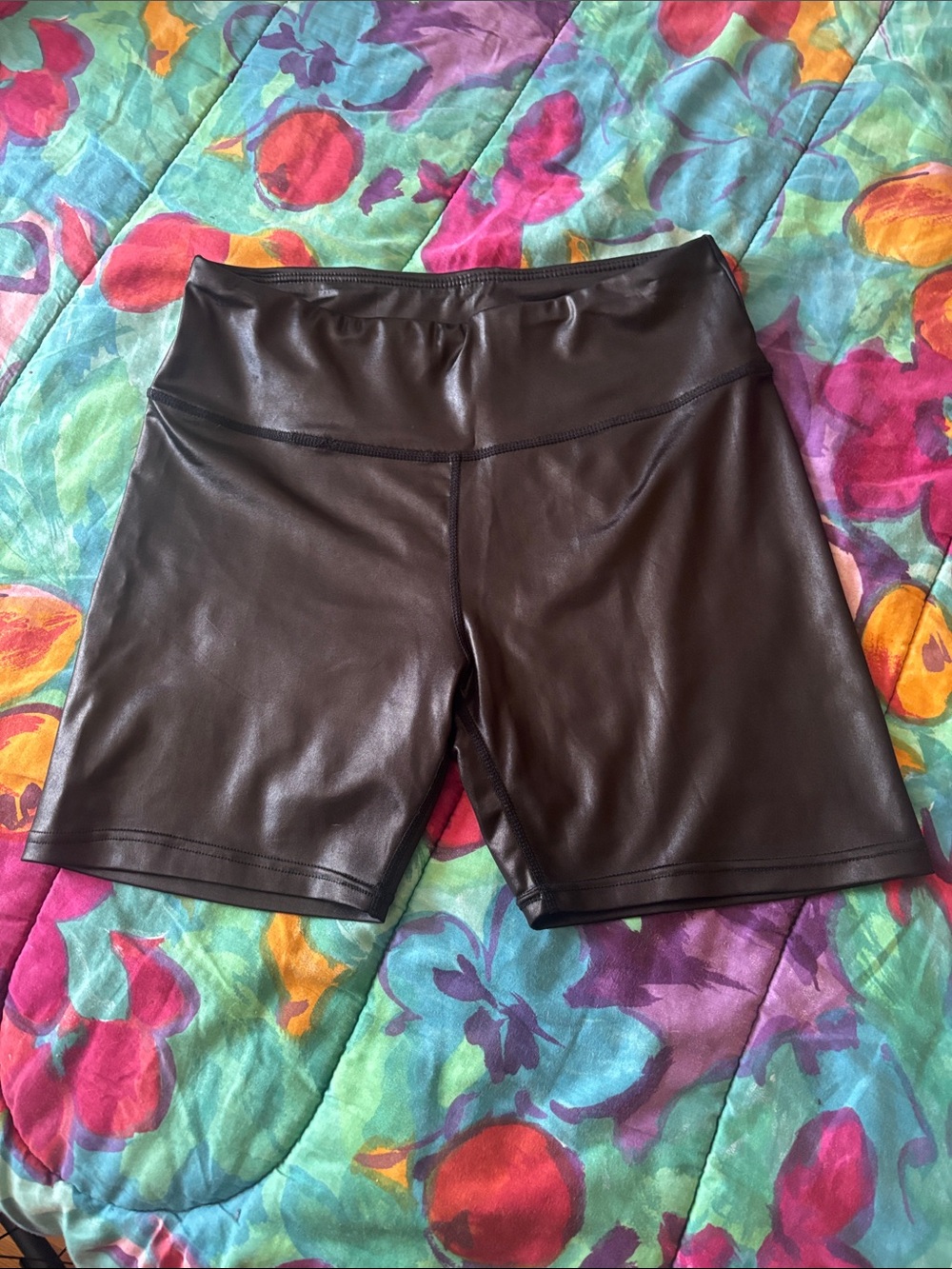 Liquid black bike shorts EUC